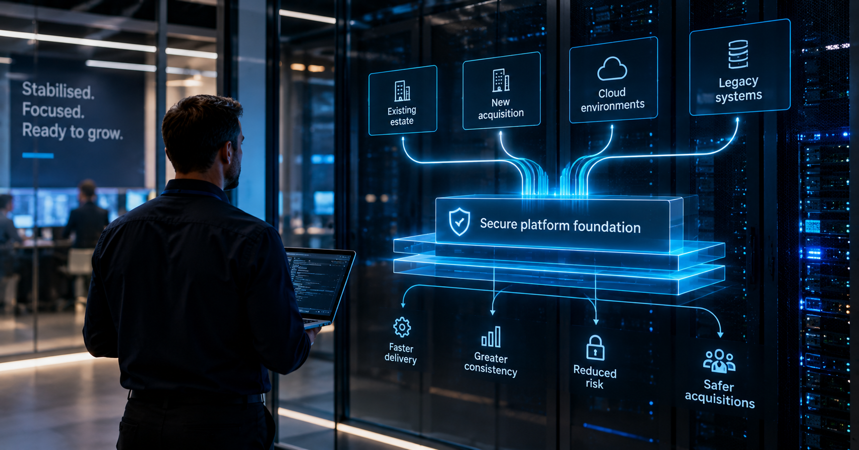 Creating a secure platform foundation for faster delivery and safer acquisitions